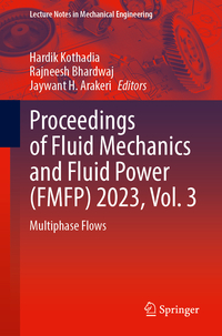 Vorderes Coverbild Proceedings of Fluid Mechanics and Fluid Power (FMFP) 2023, Vol. 3