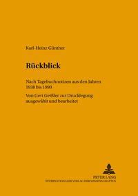 Vorderes Coverbild Rückblick