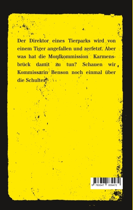 Rückseitencover Tigertod