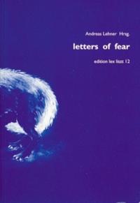 Vorderes Coverbild Letters of fear