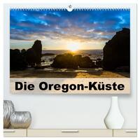Vorderes Coverbild Die Oregon-Küste (hochwertiger Premium Wandkalender 2026 DIN A2 quer), Kunstdruck in Hochglanz