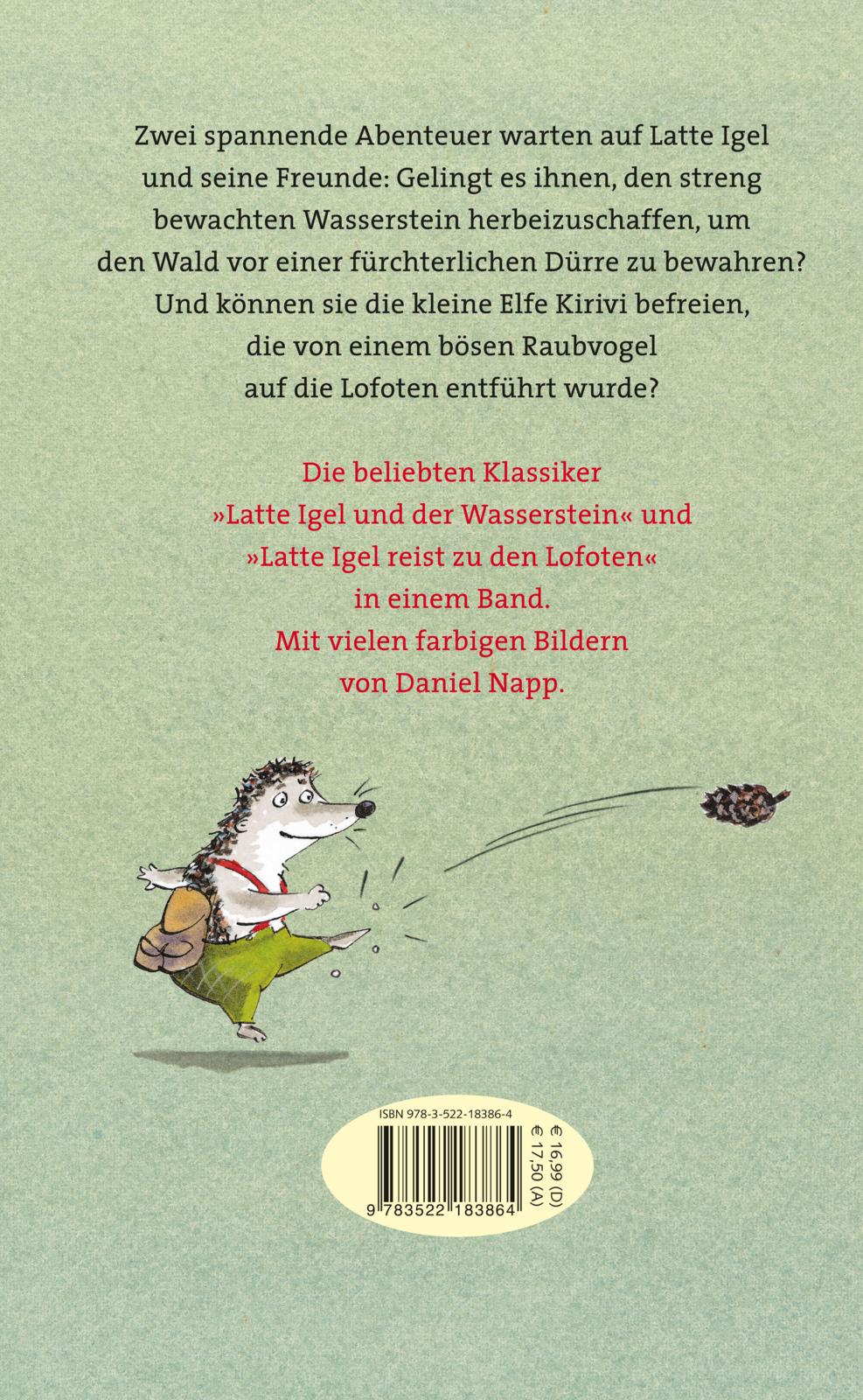 Rückseitencover Latte Igel: Das große Latte-Igel-Buch