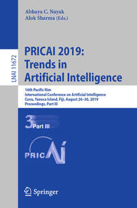 Vorderes Coverbild PRICAI 2019: Trends in Artificial Intelligence
