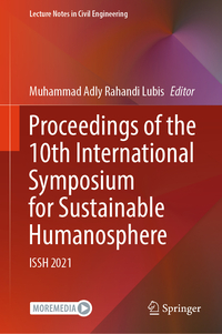 Vorderes Coverbild Proceedings of the 10th International Symposium for Sustainable Humanosphere