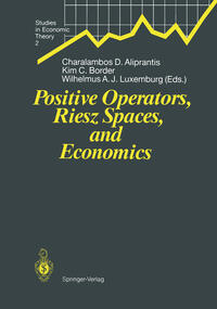 Vorderes Coverbild Positive Operators, Riesz Spaces, and Economics