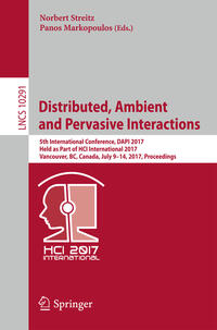 Vorderes Coverbild Distributed, Ambient and Pervasive Interactions
