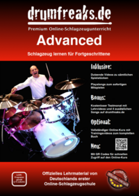 Vorderes Coverbild Drumfreaks-"Advanced"