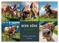 Vorderes Coverbild Berg-Kühe, Natur pur - unser schönster Urlaub (Wandkalender 2025 DIN A2 quer), CALVENDO Monatskalender