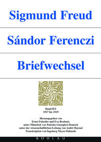 Vorderes Coverbild Sigmund Freud - Sándor Ferenczi. Briefwechsel