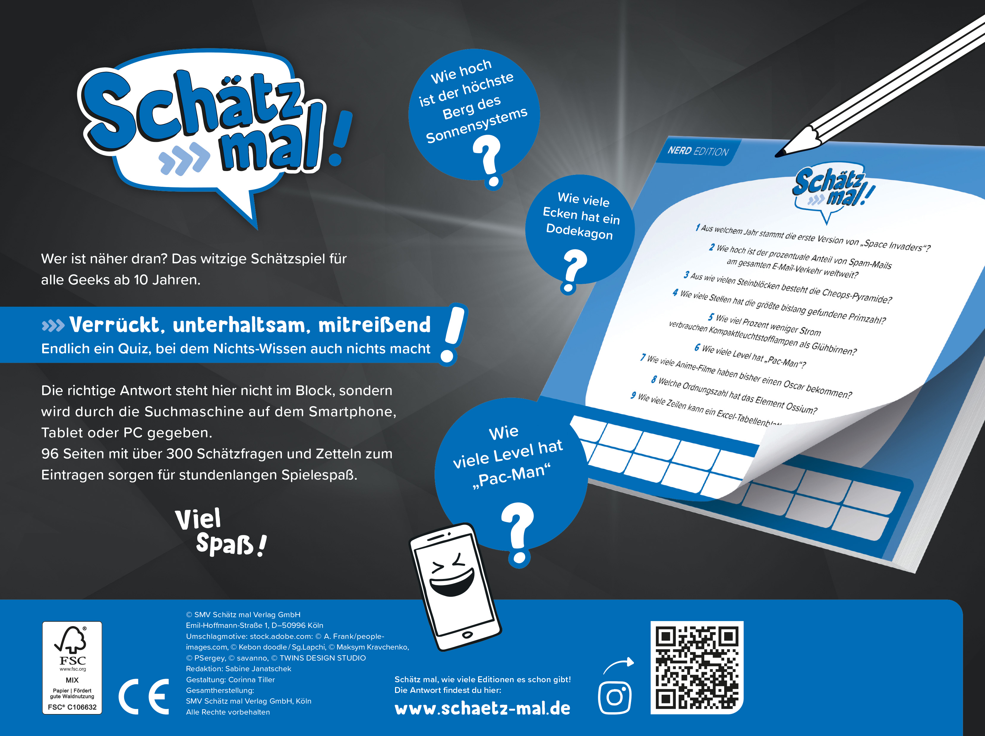 Rückseitencover Schätz mal! Nerd Edition