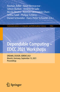 Vorderes Coverbild Dependable Computing - EDCC 2021 Workshops