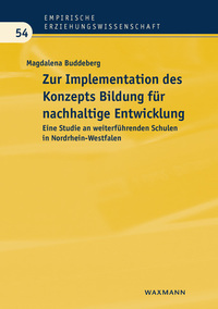 Vorderes Coverbild Zur Implementation des Konzepts Bildung für nachhaltige Entwicklung
