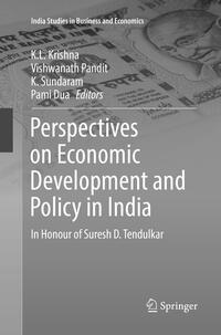 Vorderes Coverbild Perspectives on Economic Development and Policy in India