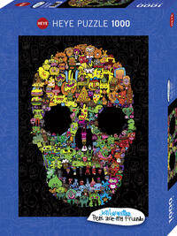 Vorderes Coverbild Doodle Skull Puzzle