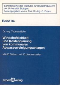 Vorderes Coverbild Wirtschaftlichkeit und Kostenplanung von kommunalen Abwasserreinigungsanlagen