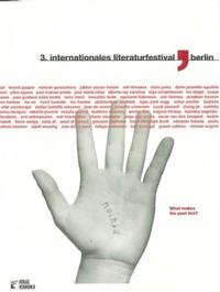 Vorderes Coverbild Internationales Literaturfestival Berlin (3.)