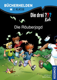 Vorderes Coverbild Die drei ??? Kids, Bücherhelden 2. Klasse, Die Räuberjagd