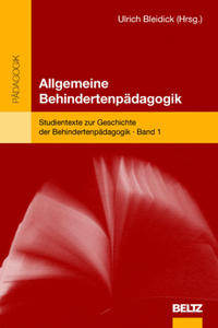 Vorderes Coverbild Allgemeine Behindertenpädagogik