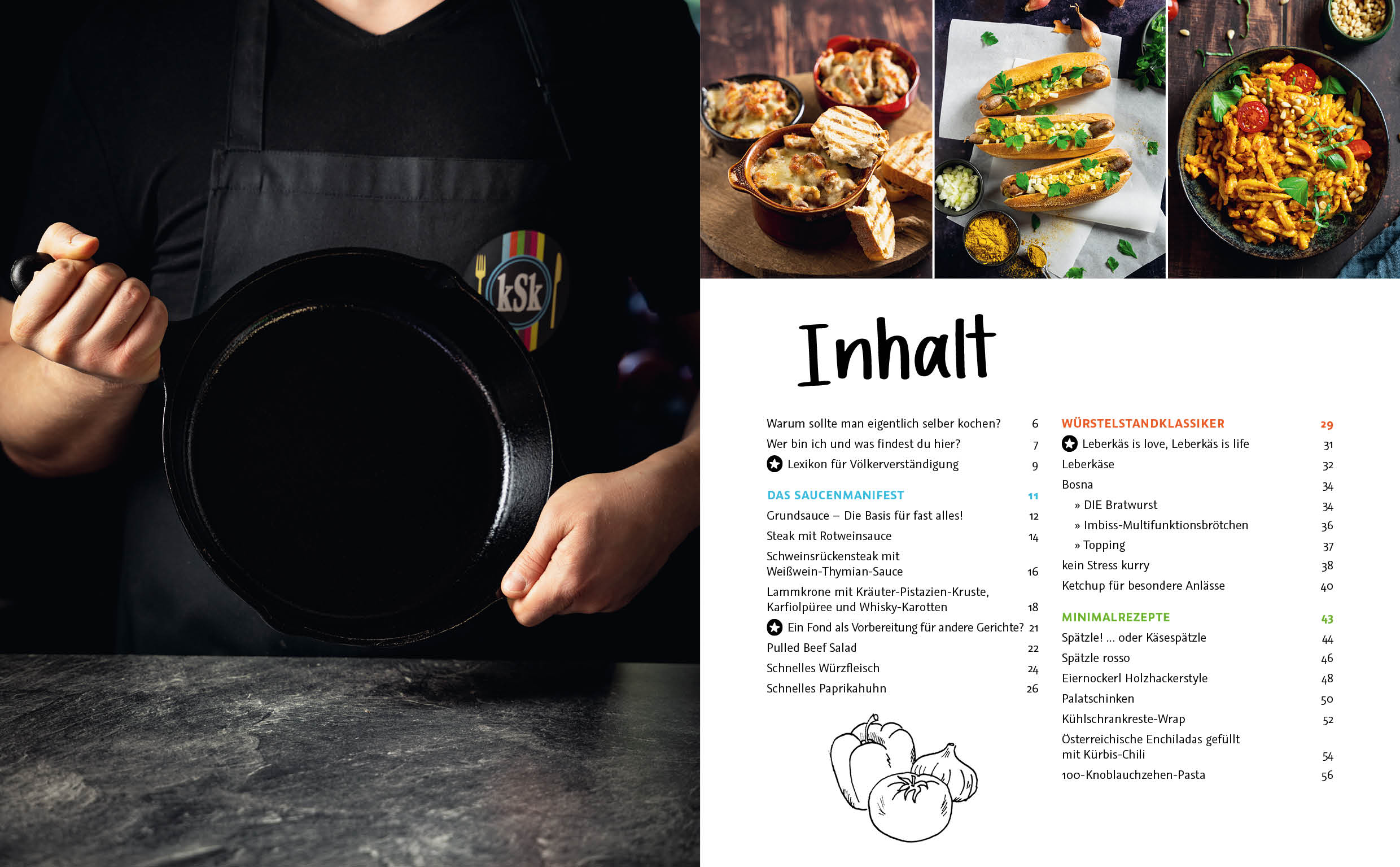 Beispielinhalt (Bild) Kein Stress kochen