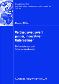 Vorderes Coverbild Vertriebswegswahl junger, innovativer Unternehmen