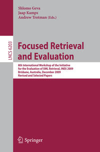 Vorderes Coverbild Focused Retrieval and Evaluation