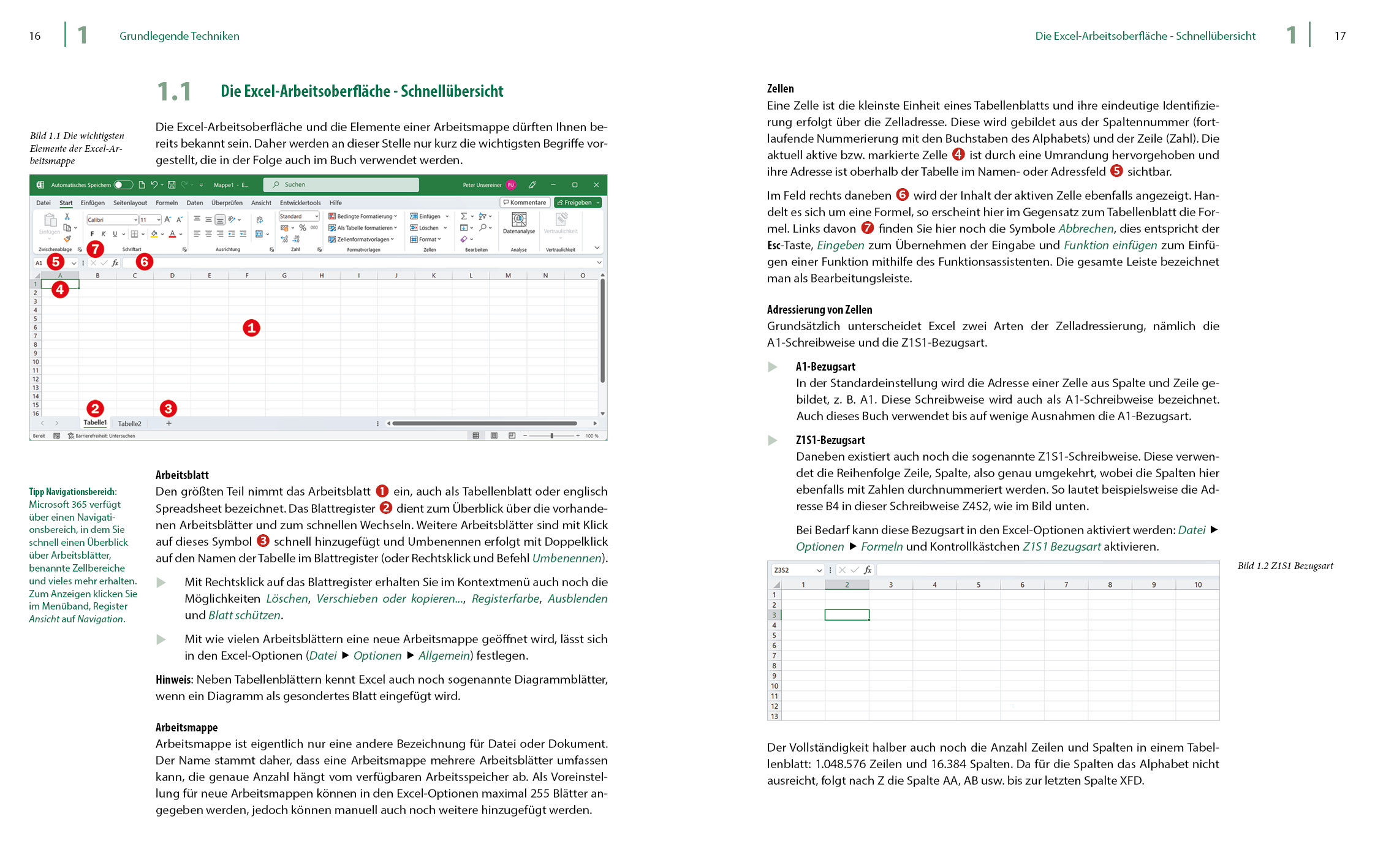 Beispielinhalt (Bild) Excel Formeln und Funktionen: Profiwissen im praktischen Einsatz