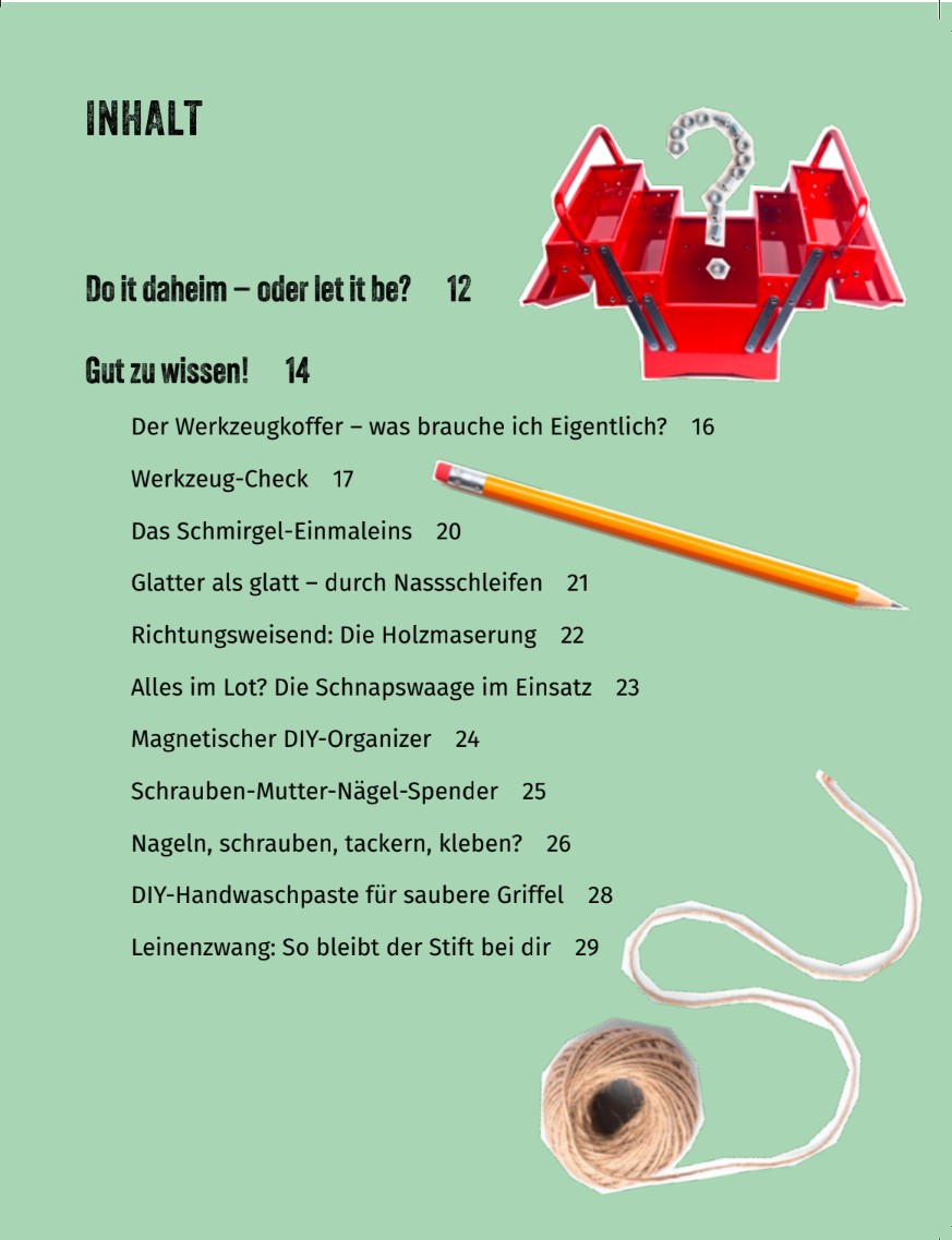 Beispielinhalt (Bild) Do it daheim
