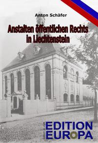Vorderes Coverbild Anstalten öffentlichen Rechts in Liechtenstein