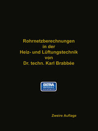 Vorderes Coverbild Rohrnetzberechnungen in der Heiz- und Lüftungstechnik auf einheitlicher Grundlage