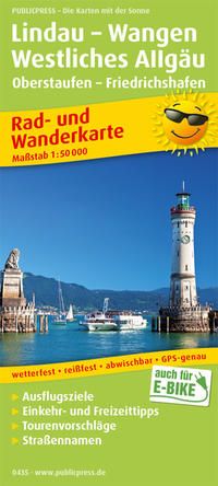 Vorderes Coverbild Lindau - Wangen, Westliches Allgäu, Oberstaufen - Friedrichshafen
