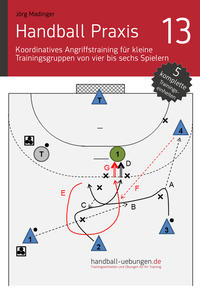 Vorderes Coverbild Handball Praxis 13 – Koordinatives Angriffstraining für kleine Trainingsgruppen von vier bis sechs Spielern