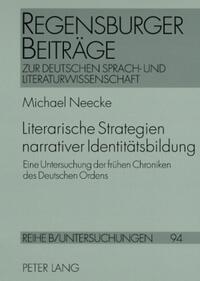 Vorderes Coverbild Literarische Strategien narrativer Identitätsbildung