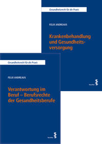 Vorderes Coverbild Kombipaket Verantwortung im Beruf – Berufsrechte der Gesundheitsberufe sowie Krankenbehandlung und Gesundheitsversorgung