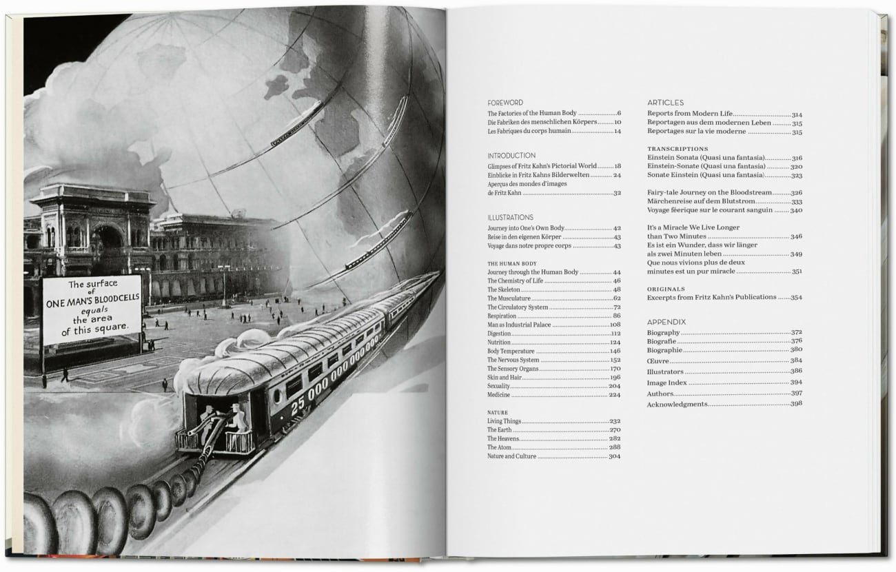 Beispielinhalt (Bild) Fritz Kahn. Infographics Pioneer