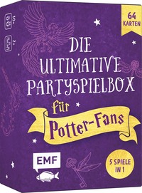 Vorderes Coverbild Kartenspiel: Die ultimative Partyspielbox für Harry Potter-Fans