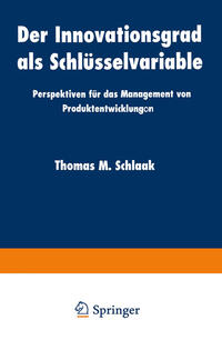 Vorderes Coverbild Der Innovationsgrad als Schlüsselvariable