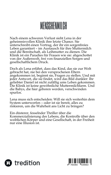 Rückseitencover Menschenmilch