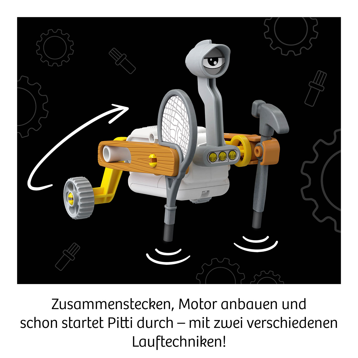 Beispielinhalt (Bild) ReBotz Pitti the Walking Bot INT