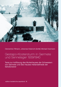 Vorderes Coverbild Gestapo-Klostersturm in Germete und Sennelager 1939/1940