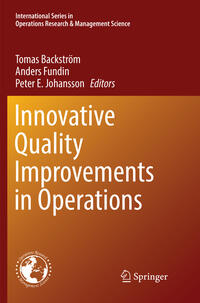 Vorderes Coverbild Innovative Quality Improvements in Operations