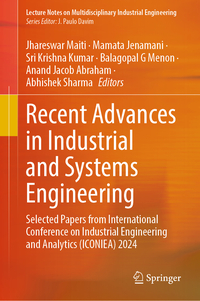 Vorderes Coverbild Recent Advances in Industrial and Systems Engineering