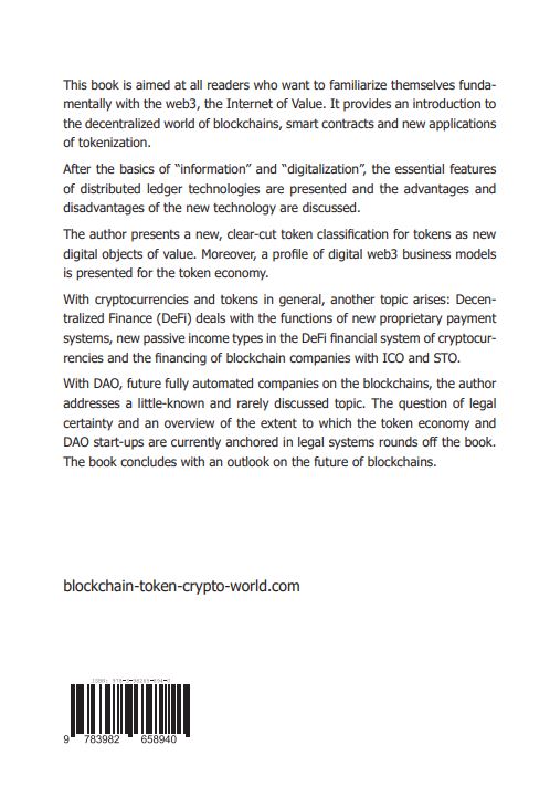 Rückseitencover Digitalization and Tokenization