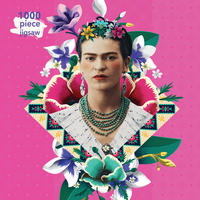 Vorderes Coverbild Puzzle - Frida Kahlo: Pink