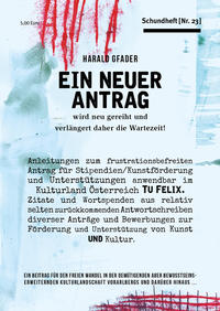 Vorderes Coverbild Ein neuer Antrag wird neu gereiht und verlängert daher die Wartezeit!