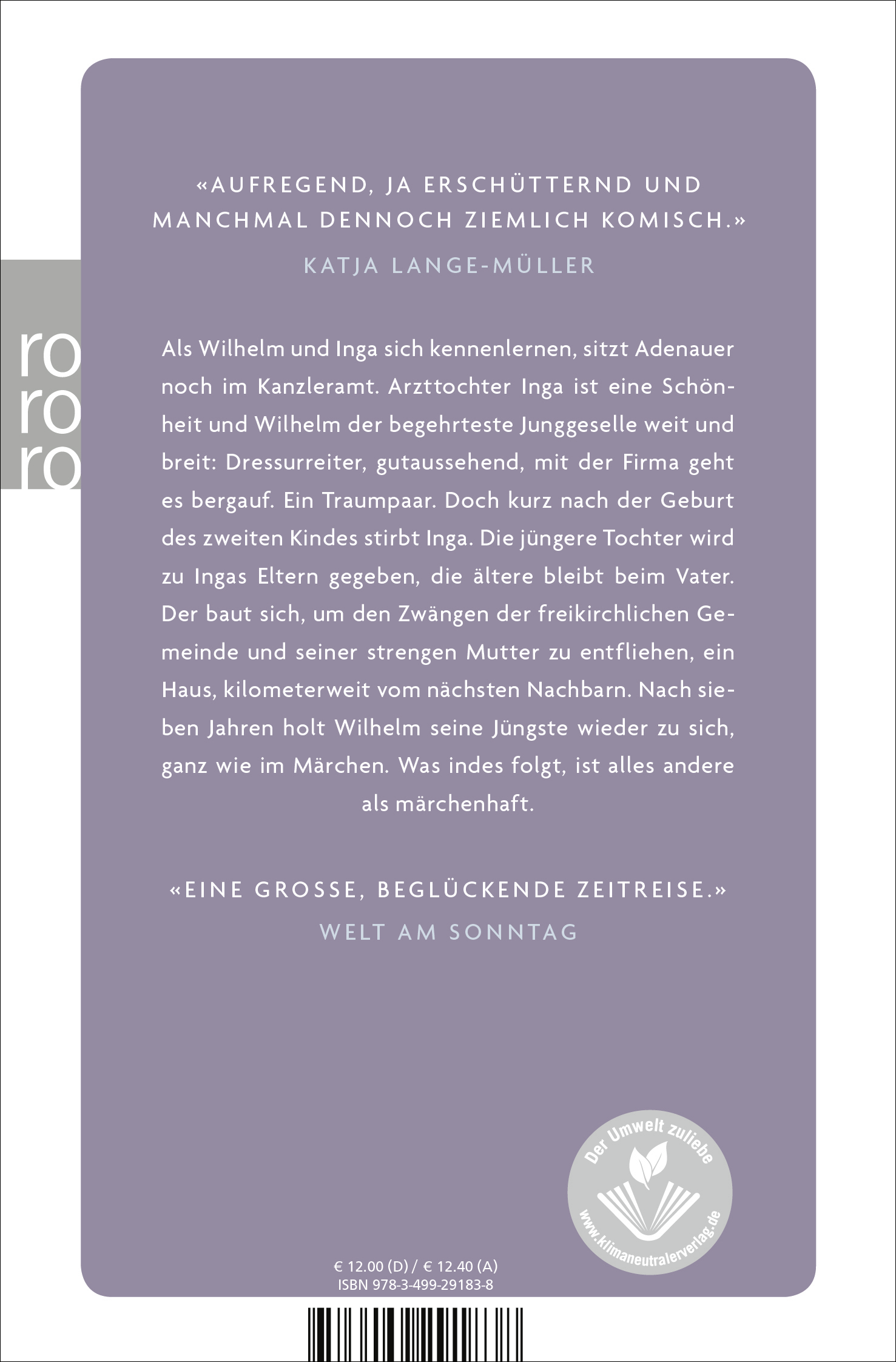 Rückseitencover Bis wieder einer weint