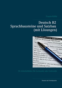 Vorderes Coverbild Deutsch B2 Sprachbausteine und Satzbau (mit Lösungen)
