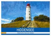 Vorderes Coverbild Hiddensee - Malerische Insel der Ostsee (Wandkalender 2025 DIN A2 quer), CALVENDO Monatskalender