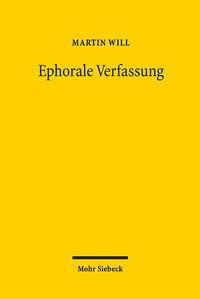 Vorderes Coverbild Ephorale Verfassung