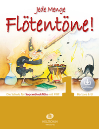 Vorderes Coverbild Jede Menge Flötentöne! 1 (mit Audio-Download)