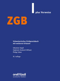 Vorderes Coverbild ZGB plus Verweise